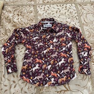 Western Horse Print Shirt